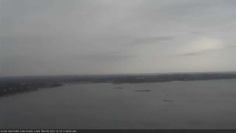 Lake Travis webcam, December 18, 2021 11:45 AM CT