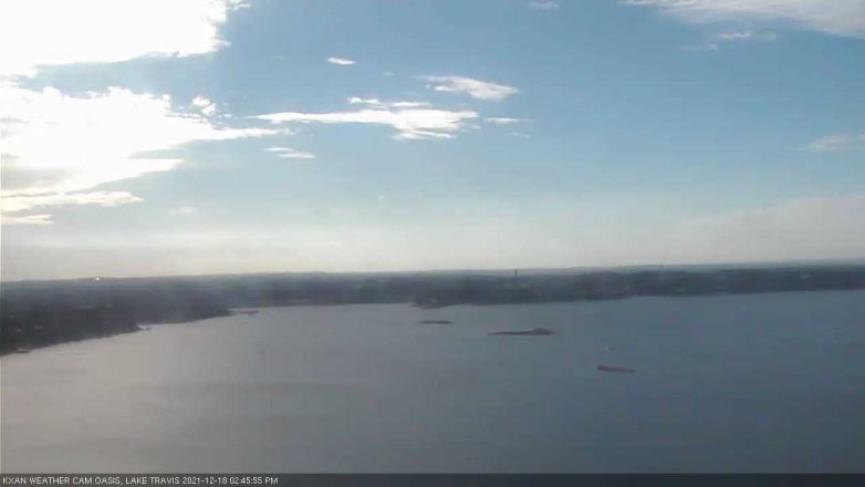 Lake Travis webcam, December 18, 2021 2:45 PM CT