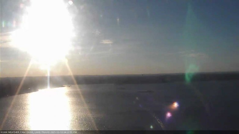 Lake Travis webcam, December 18, 2021 4:25 PM CT