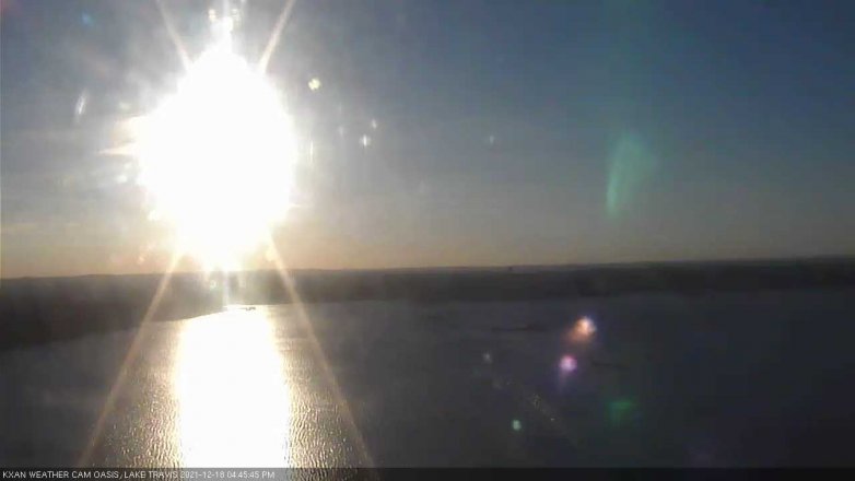 Lake Travis webcam, December 18, 2021 4:45 PM CT