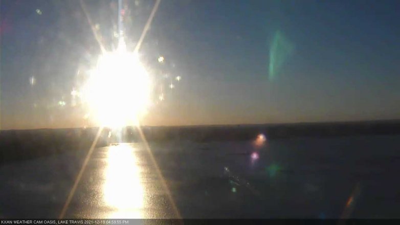 Lake Travis webcam, December 18, 2021 5:00 PM CT