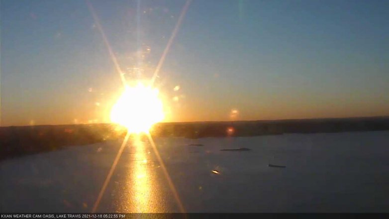 Lake Travis webcam, December 18, 2021 5:25 PM CT