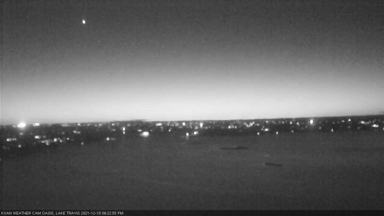 Lake Travis webcam, December 18, 2021 6:25 PM CT
