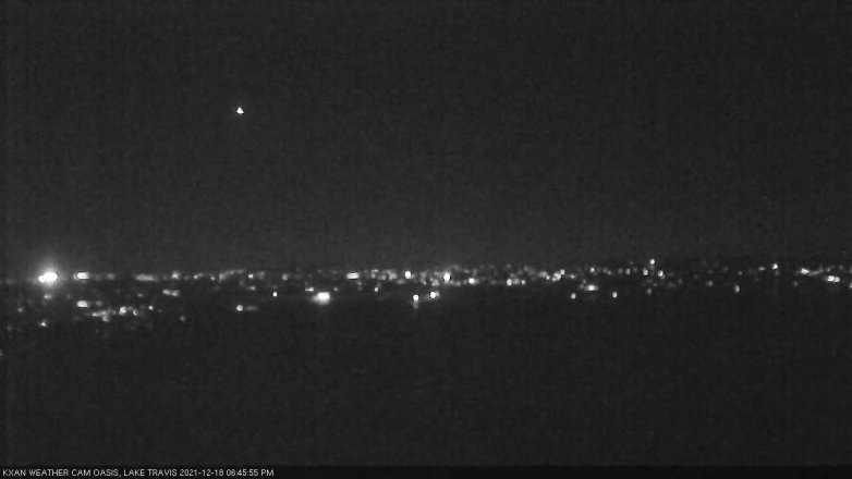 Lake Travis webcam, December 18, 2021 6:45 PM CT