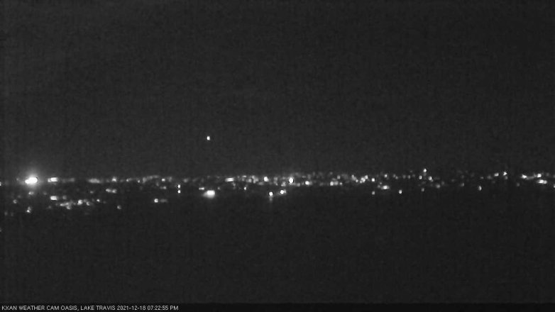 Lake Travis webcam, December 18, 2021 7:25 PM CT