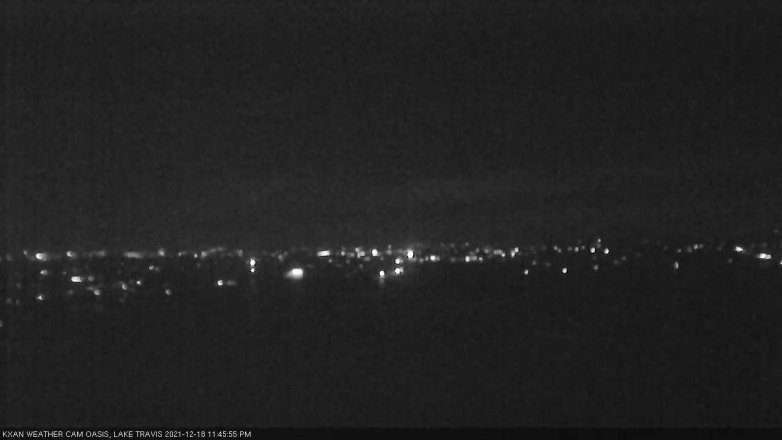 Lake Travis webcam, December 18, 2021 11:45 PM CT