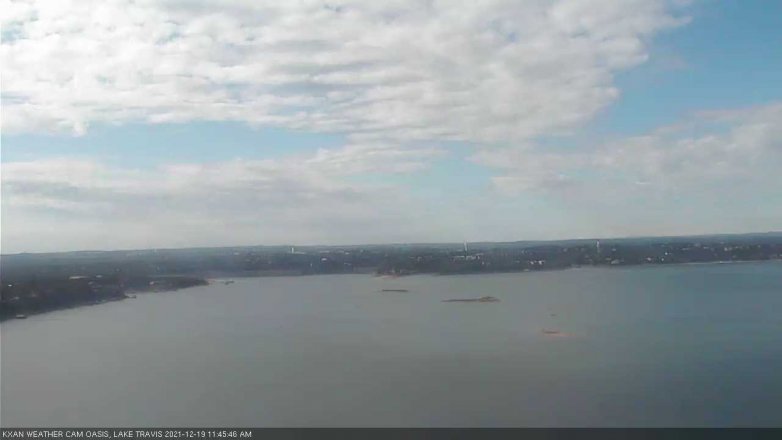 Lake Travis webcam, December 19, 2021 11:45 AM CT
