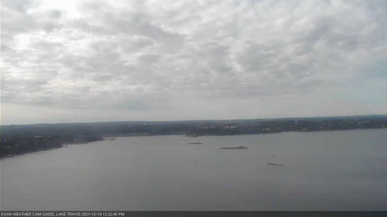 Lake Travis webcam, December 19, 2021 12:25 PM CT