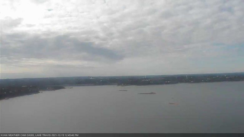 Lake Travis webcam, December 19, 2021 12:45 PM CT