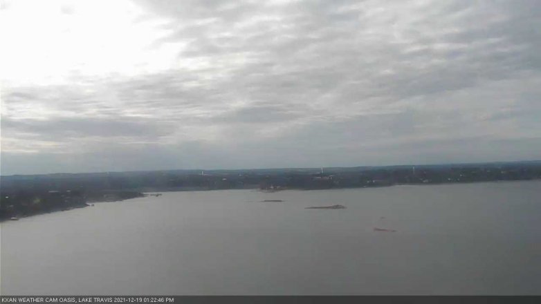 Lake Travis webcam, December 19, 2021 1:25 PM CT