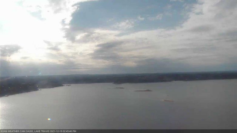 Lake Travis webcam, December 19, 2021 2:45 PM CT
