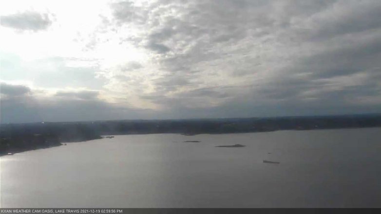 Lake Travis webcam, December 19, 2021 3:00 PM CT