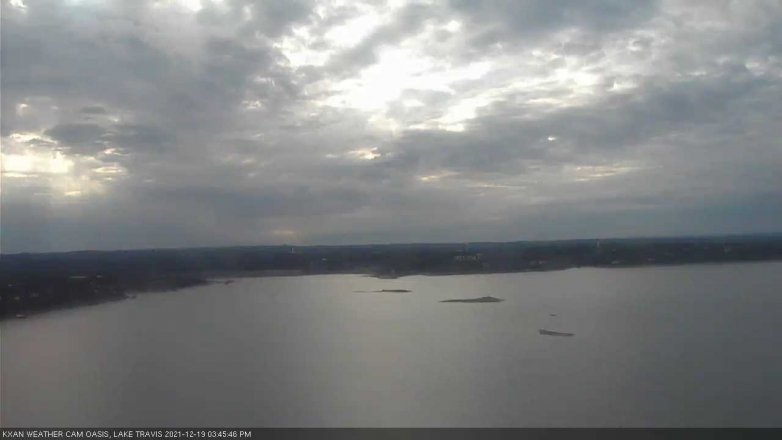Lake Travis webcam, December 19, 2021 3:45 PM CT