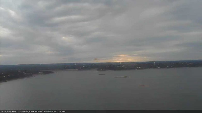 Lake Travis webcam, December 19, 2021 4:25 PM CT