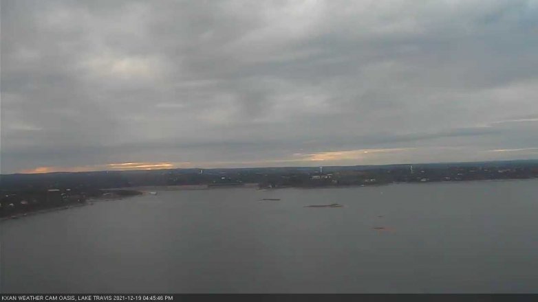 Lake Travis webcam, December 19, 2021 4:45 PM CT