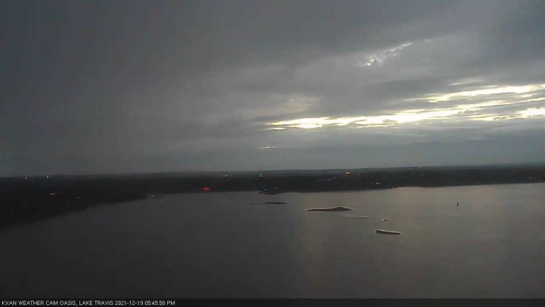 Lake Travis webcam, December 19, 2021 5:45 PM CT
