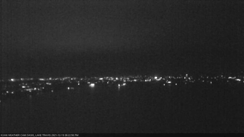 Lake Travis webcam, December 19, 2021 6:25 PM CT