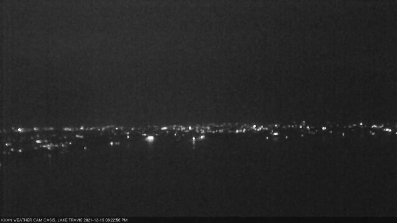 Lake Travis webcam, December 19, 2021 8:25 PM CT