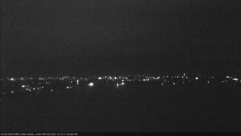 Lake Travis webcam, December 19, 2021 11:25 PM CT