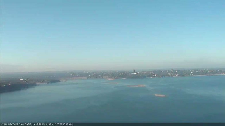 Lake Travis webcam, December 20, 2021 9:45 AM CT