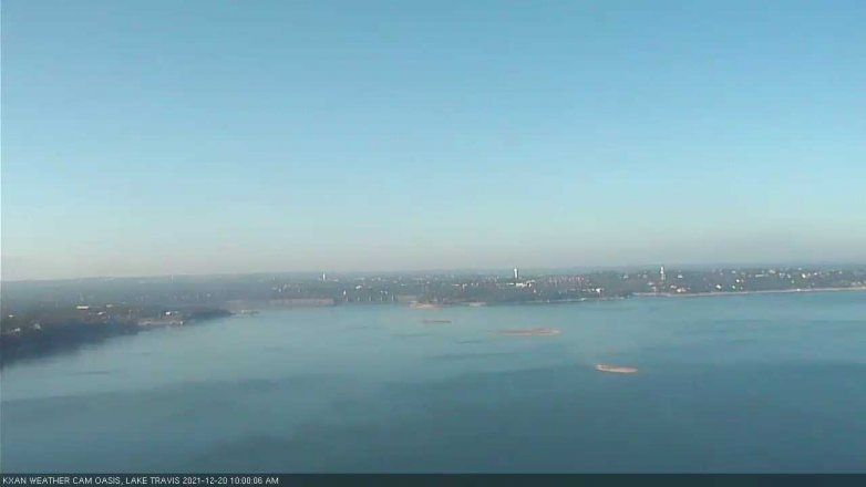 Lake Travis webcam, December 20, 2021 10:00 AM CT