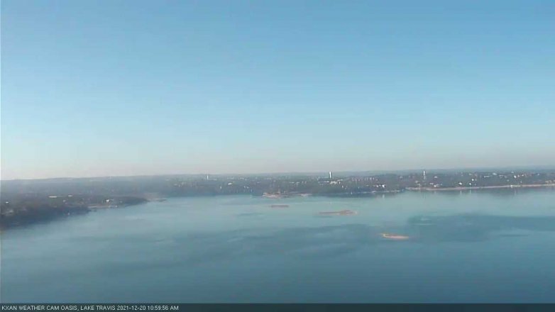 Lake Travis webcam, December 20, 2021 11:00 AM CT