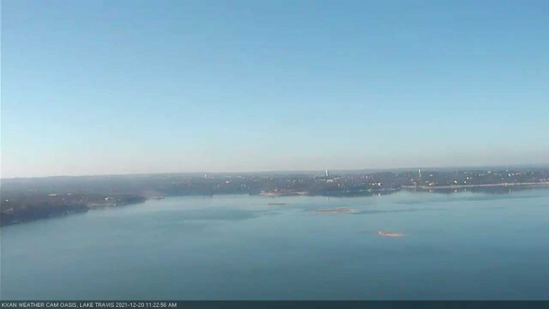 Lake Travis webcam, December 20, 2021 11:25 AM CT