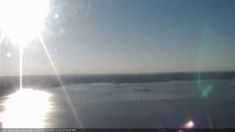 Lake Travis webcam, December 20, 2021 3:45 PM CT