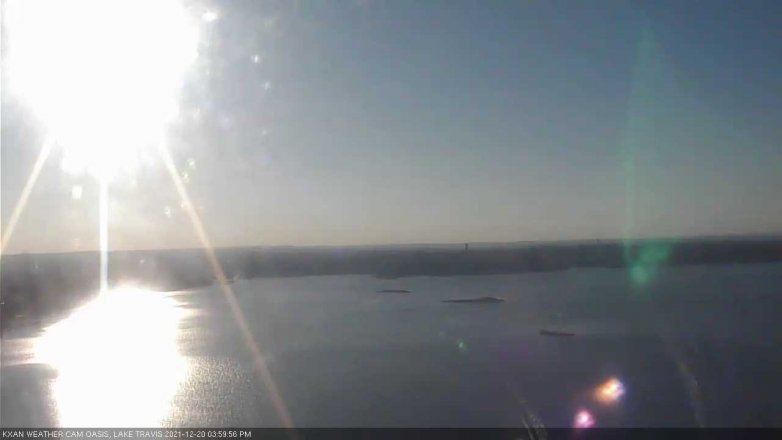 Lake Travis webcam, December 20, 2021 4:00 PM CT