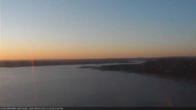 Lake Travis webcam, December 20, 2021 5:25 PM CT