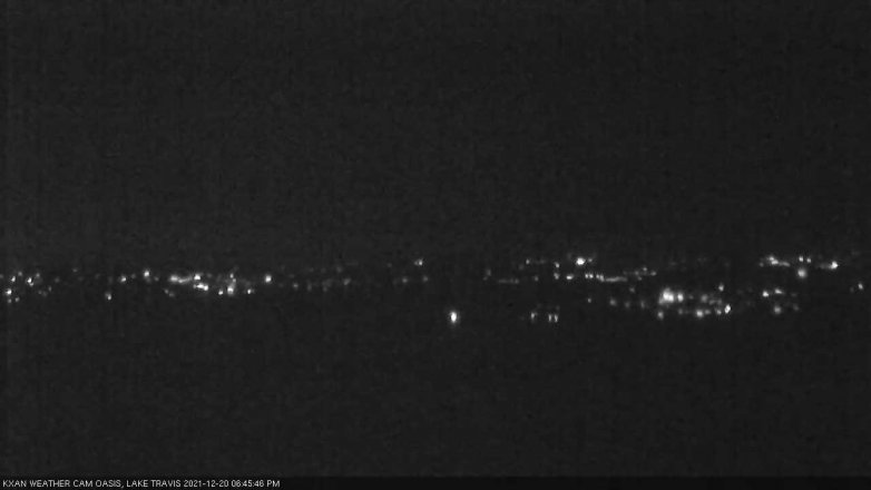 Lake Travis webcam, December 20, 2021 6:45 PM CT
