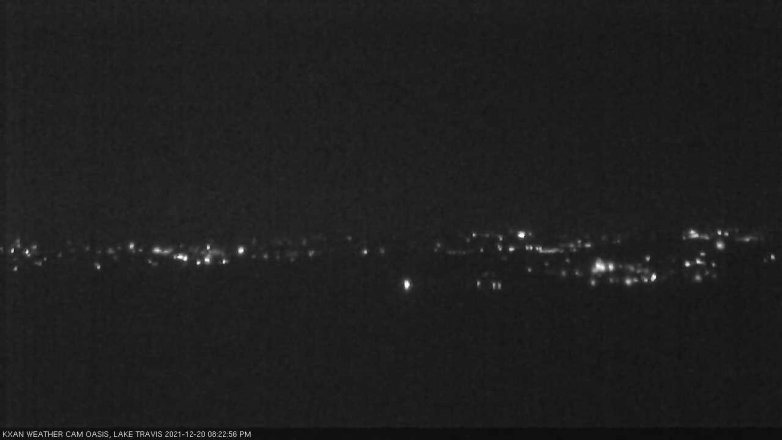 Lake Travis webcam, December 20, 2021 8:25 PM CT