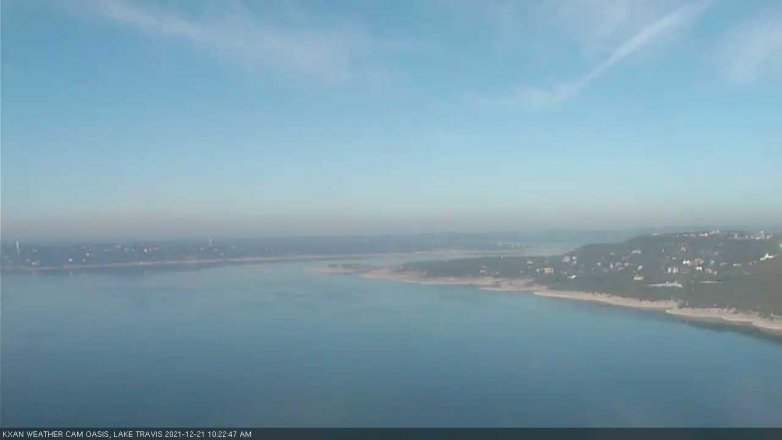 Lake Travis webcam, December 21, 2021 10:25 AM CT