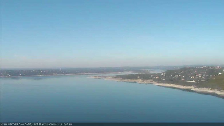 Lake Travis webcam, December 21, 2021 11:25 AM CT