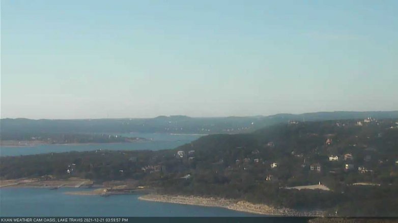Lake Travis webcam, December 21, 2021 4:00 PM CT