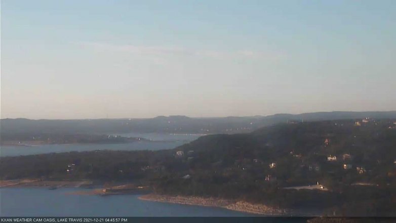 Lake Travis webcam, December 21, 2021 4:45 PM CT