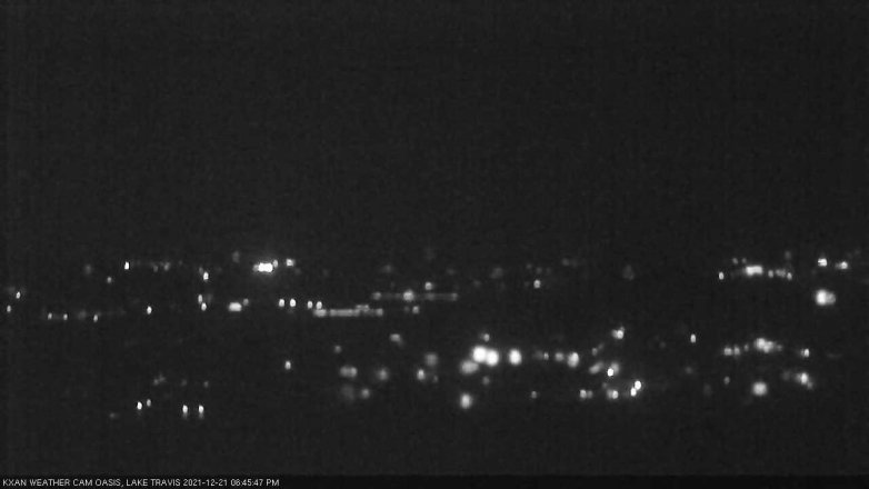 Lake Travis webcam, December 21, 2021 6:45 PM CT