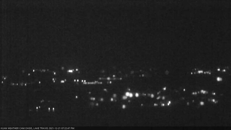 Lake Travis webcam, December 21, 2021 7:25 PM CT