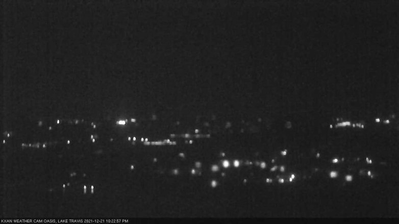 Lake Travis webcam, December 21, 2021 10:25 PM CT