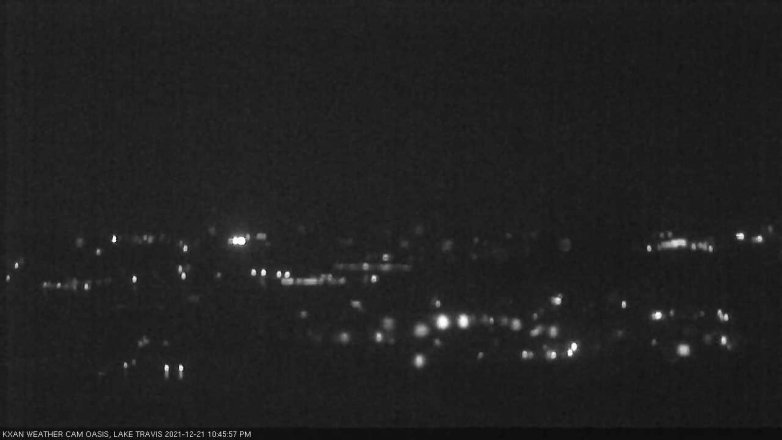 Lake Travis webcam, December 21, 2021 10:45 PM CT