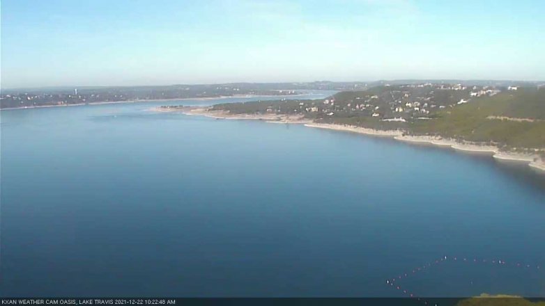 Lake Travis webcam, December 22, 2021 10:25 AM CT