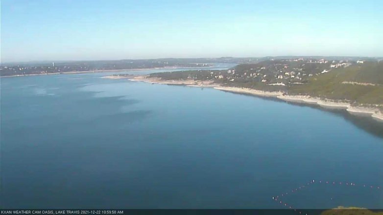 Lake Travis webcam, December 22, 2021 11:00 AM CT