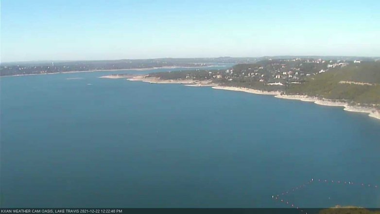 Lake Travis webcam, December 22, 2021 12:25 PM CT
