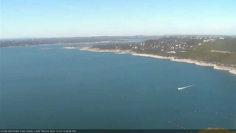 Lake Travis webcam, December 22, 2021 12:45 PM CT