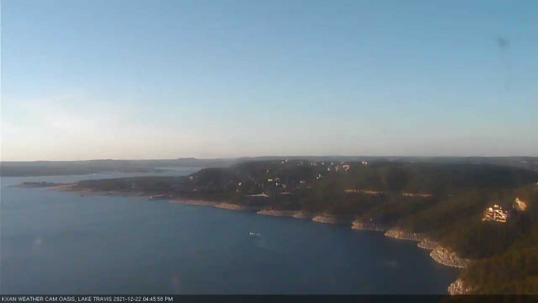 Lake Travis webcam, December 22, 2021 4:45 PM CT