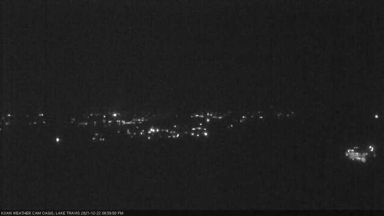 Lake Travis webcam, December 22, 2021 7:00 PM CT