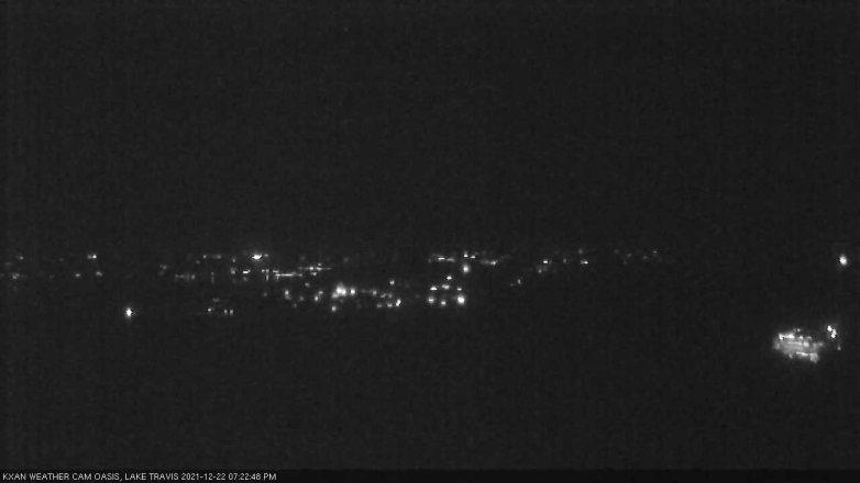 Lake Travis webcam, December 22, 2021 7:25 PM CT
