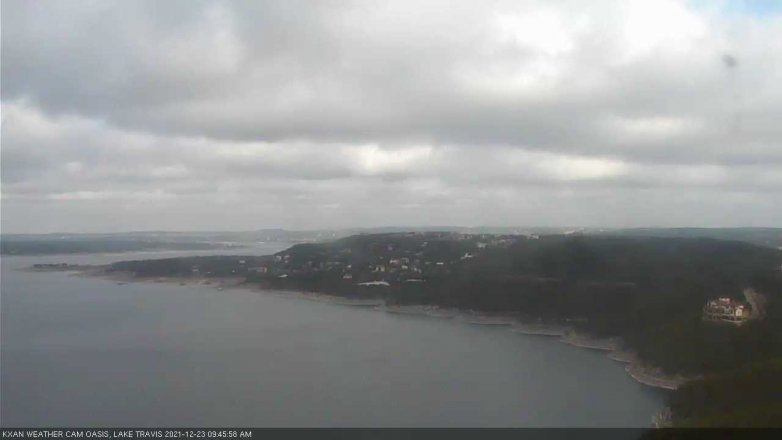 Lake Travis webcam, December 23, 2021 9:45 AM CT