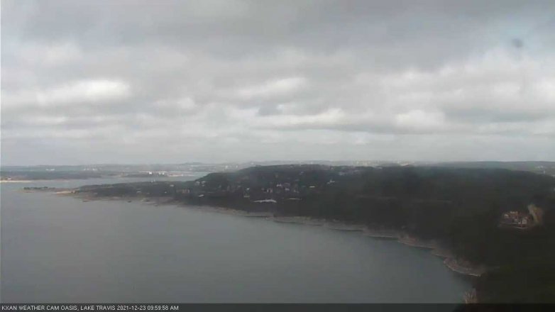 Lake Travis webcam, December 23, 2021 10:00 AM CT