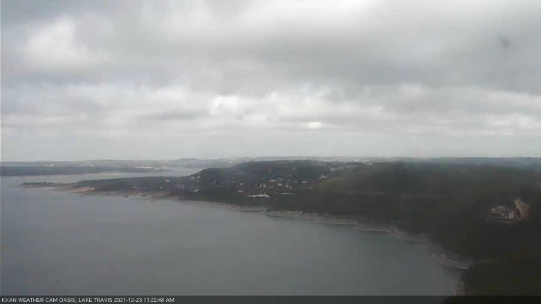 Lake Travis webcam, December 23, 2021 11:25 AM CT